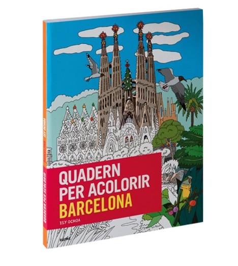 Quadern per acolorir Barcelona